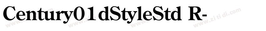 Century01dStyleStd R字体转换